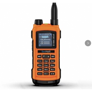 Mới nhất xách tay hai cách Walkie Talkie senhaix 8800 5 Wát đôi ban nhạc UHF VHF ham đài phát thanh với lập trình trên điện thoại - Product Image 2