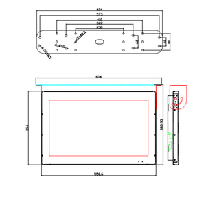 18.5 21.5 32 inç tavan montaj veri yolu medya LCD TV oynatıcı otobüs durakları duyuru reklam LED kaynağı ekran - Product Image 5