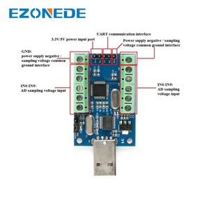 STM32F103C8T6 <strong>USB</strong> <strong>Interface</strong> 10 Channel 12Bit AD Sampling Data Acquisition STM32 <strong>UART</strong> Communication <strong>Module</strong> - Product Image 4