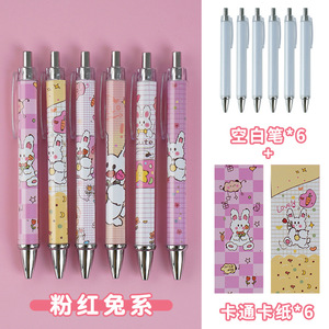 透明桶圆珠笔，内部配有全彩色纸辊，用于广告-定制促销空白圆珠笔 - Product Image 2