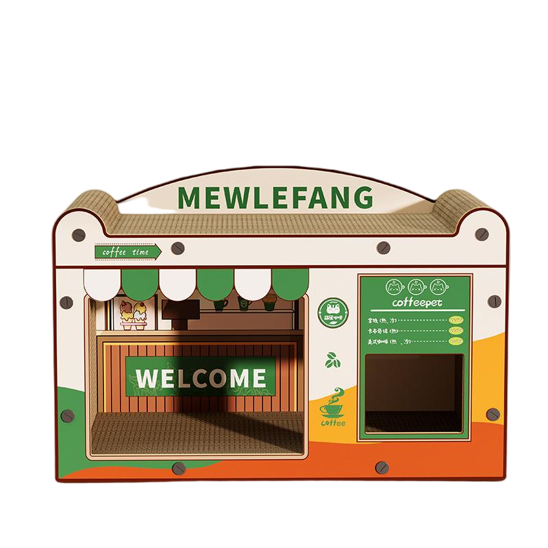 café rétro vert