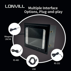 LONVILL kablosuz qr kod tarayıcı RS485 barkod tarayıcı satılık, turnike qr kod okuyucu ile RS-232 USB RS-485 Wiegand - Product Image 5
