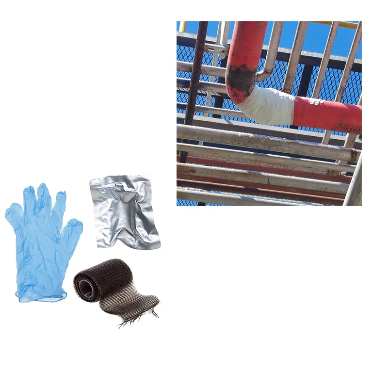 Service de plomberie Résine de polyuréthane activée à l'eau Acier Tuyau de cuivre Patch Réparation Wrap Kit de mastic époxy