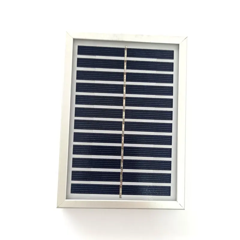 أسعار خلايا الطاقة الشمسية لوح طاقة شمسية قابل للنقل والتثبيت على القطب 1.3 وات من البولي سيليكون والزجاج والبولي مصنفر 6 فولت ألواح كهرضوئية شمسية
