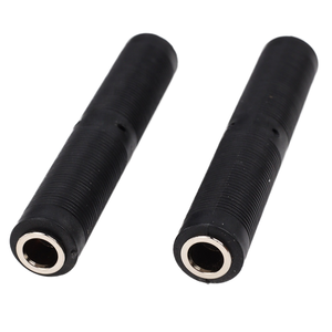 1/4英寸TRS/TS母音频连接器6.35毫米F/F立体声插孔扩展适配器，用于放大器吉他DC输出类型 - Product Image 4