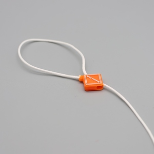Producto de poliéster personalizado Cadena de sello de etiqueta de tela con logotipo Cadena de etiqueta colgante de plástico - Product Image 6