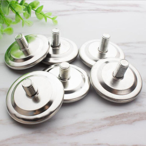 0.32 0.4英寸自流平家具滑行脚金属桌椅腿塑料调平滑道 - Product Image 4