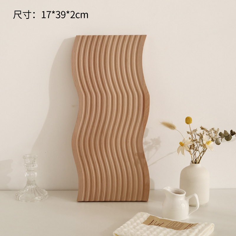 Madera de haya ondulada