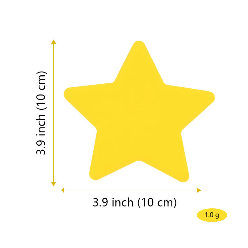 Étoile jaune 168g (10*10) 200 pièces