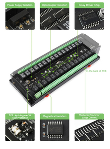 <strong>Modbus</strong> RTU <strong>Relay</strong> 32CH Waveshare <strong>Relay</strong> <strong>Module</strong> RS485 Interface With Multiple Isolation Protection Circuits - Product Image 6
