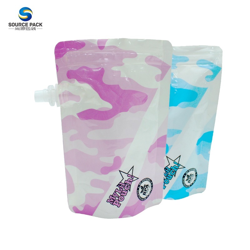 Stand Up Spout Reusable Baby Food Pouch