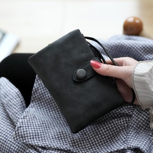 Women Fashion Matte Short <strong>Wallet</strong> PU Leather Zipper Hasp Frosted Ladies Purses Money Coin ID Card Holder Girls Cute Clutch - Product Image 5