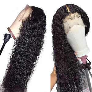 卸売キンキーカーリー13x4プレプラックHDレースフロントウィッグ4B4CヘアラインペループレプラックHDレース人毛ウィッグ