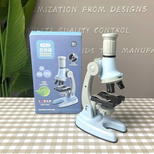 Kids STEM Educational <strong>Learning</strong> Portable Science Biological Experiment <strong>Explore</strong> Kit Adjustable 1200x Microscope Toy - Product Image 6