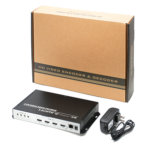 4チャンネルHDMI to IPビデオエンコーダ4K30 HD H265 HEVC H264 IPTVライブストリーミングエンコーダSRT/RTMP/RTMPS/HTTP - Product Image 6