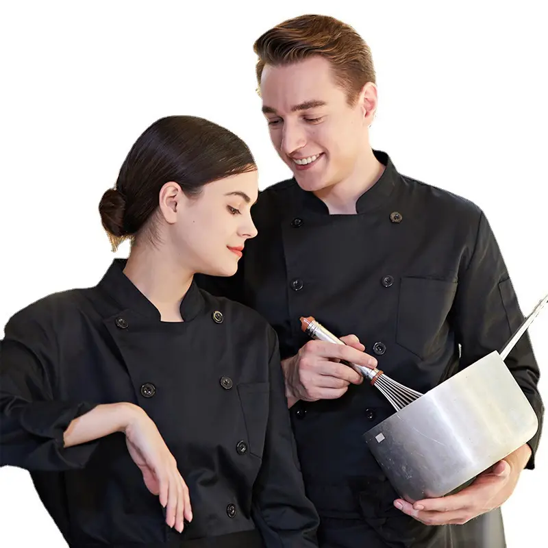 Nuevos estilos, chaquetas de Chef de manga corta, abrigo de Chef blanco y negro, uniforme de cocina para restaurante y Bar, uniformes de cocina negros y grises