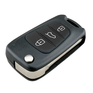 Fester Code Lerncode 370MHz 433,92 MHz Auto-Fernbedienung mit zusammen klappbarem Auto-Flip-Key - Product Image 1