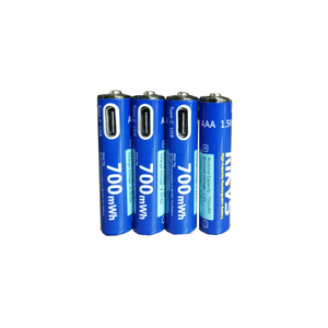 แบตเตอรี่ลิเธียม AAA แบบชาร์จไฟได้ชนิด C แบตเตอรี่ลิเธียมขนาด1.5V 2 4 5 6 10แพ็กใช้ซ้ำได้ - Product Image 1