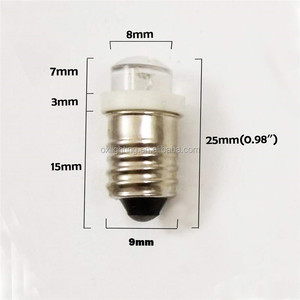 P13.5S E10 <strong>Led</strong> Bulb 3V 6V 9V Indicator signal Replacement Torches <strong>LED</strong> Flashlight Bulb