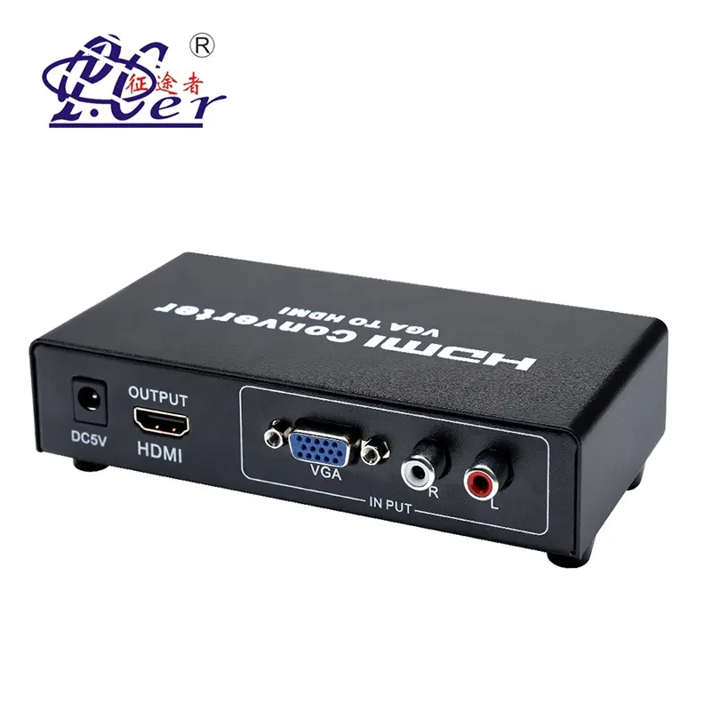 VGA TO HDMI Converter 3D Full HD 1920*1080P 60Hz HD Video Converter แปลง VGA HDMI Switcher