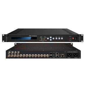 12 Channel <strong>Input</strong> ASI IP <strong>Output</strong> ISDB-T <strong>Multiplexer</strong> Mainly for Japan, Brazil, Argentina Market - Product Image 1