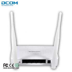 จุดเชื่อมต่อเครือข่ายพื้นที่ไร้สาย (WLAN) (AP), realtech 4 พอร์ต RJ45 LAN เสาอากาศคงที่ 2 * 5dbi 300mbps QOS เราเตอร์ไร้สาย - Product Image 2