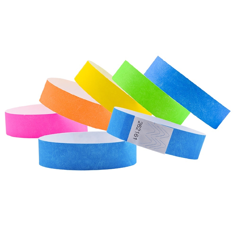 Custom Disposable Paper Wristbands Event Entry Bracelet