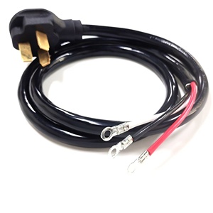 3プロング10awg 50A SRDTドライヤーパワーコードNEMA10-50Pスペード端子延長コードRV EVドライヤーケーブル用 - Product Image 1