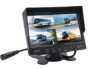 7 Inch Screen / 4 Channel AHD Car <strong>Monitor</strong>/ Multi-Interface for <strong>Multiple</strong> Devices - Product Image 1