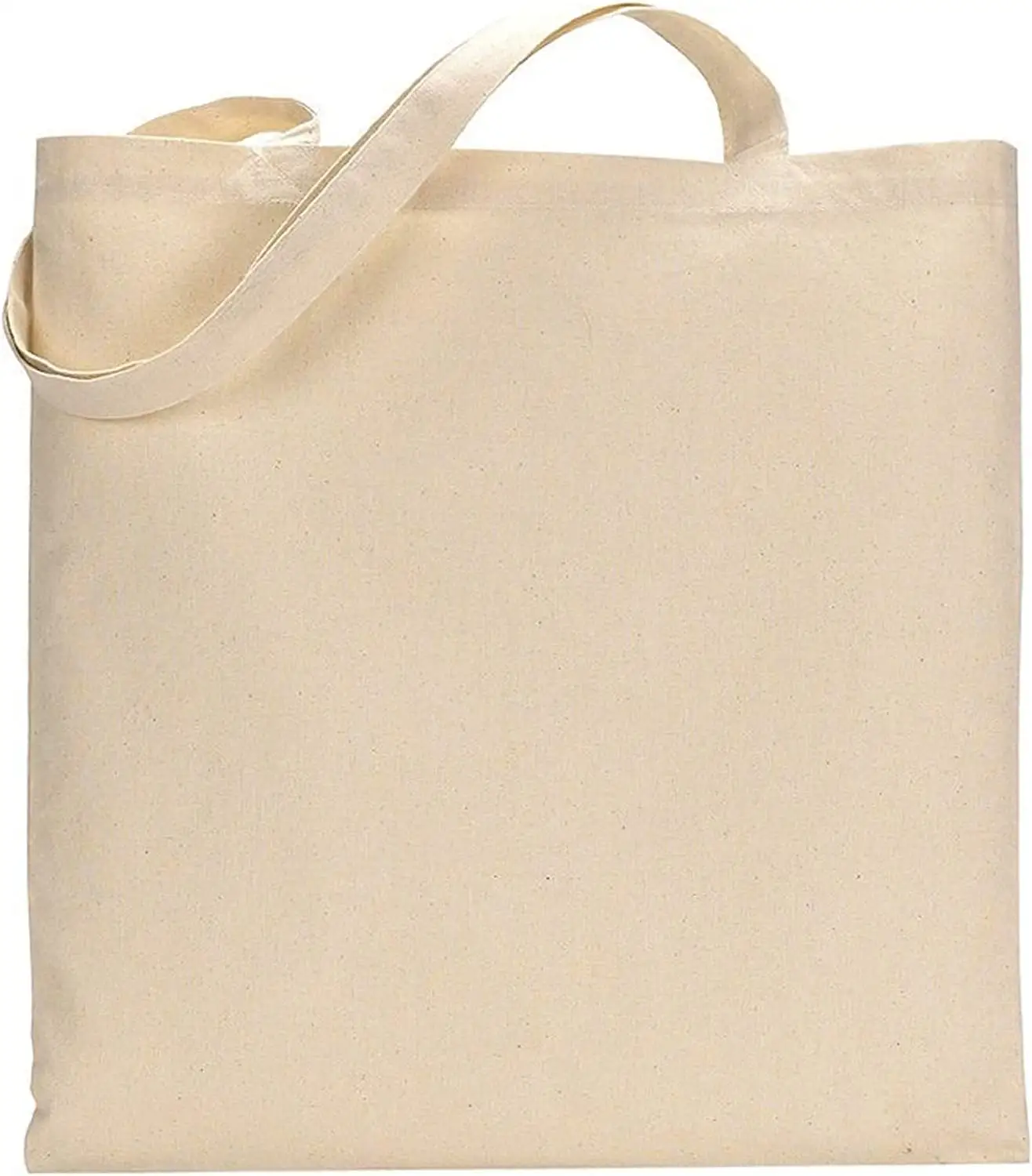 Bolsas de lona de algodón Natural Arte en blanco para manualidades, impresión de libros, lote a granel, escuela Productos en Blanco