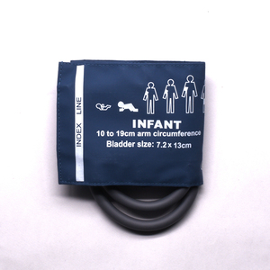 10-19cm selang NIBP tunggal bayi, Manset tekanan darah NIBP untuk mesin mandray - Product Image 1