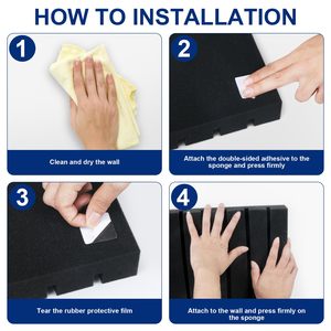 Dày Dài Dải Mật Độ Cao Acoustic Bọt Tường Cho Rạp Hát Tại Nhà Bên Ngoài Ngoài Trời Giảm Tiếng Ồn Chống Cháy Không Thấm Nước - Product Image 5