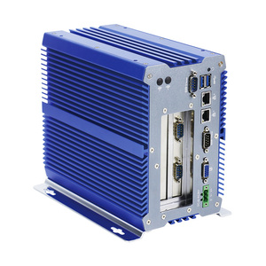 7ª generación Core I5/i7 Soporte 16GB Soporte de computadora industrial sin ventilador 2 LAN 6 COM PC industrial integrado Azul + Gris - Product Image 1