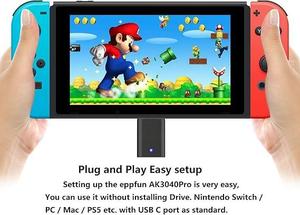 适用于Ps5/PS4的USB C蓝牙适配器，双连接无线音频适配器低延迟加密狗，带3.5毫米模拟麦克风，适用于电脑 - Product Image 6
