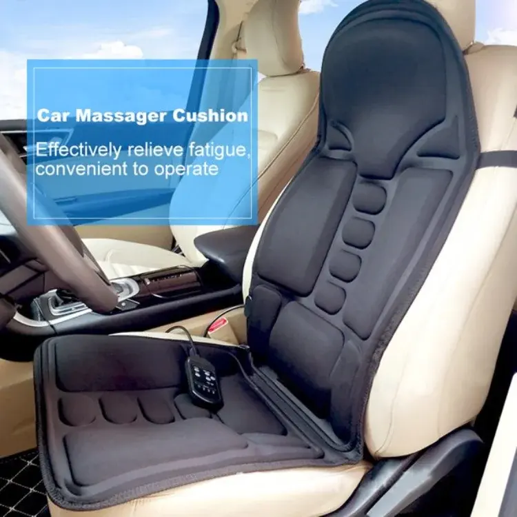 Elétrica aquecida 5D vibratório massageador cadeira almofada completa massageador corpo Home Office uso corpo relaxante massagem carro assento