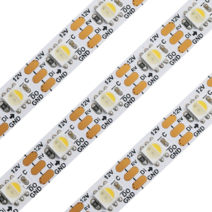 แถบไฟ LED ดิจิทัล LC8816E SK6812พิกเซล RGBW 12V 60 les/ M ไฟเส้น LED RGBW แอดเดรสสำหรับตกแต่ง - Product Image 1