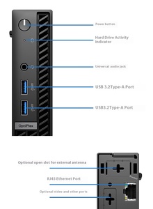 Optiplex 7000MFFミニデスクトップコンピューターマイクロフォームファクターI7-12700T付き16 DDR5 512G SSD CNプラグ新製品 - Product Image 6