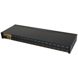 VCOM HDMI USB <strong>KVM</strong> <strong>Switch</strong> 16 PC to <strong>1</strong> Monitor 4K HDMI <strong>KVM</strong> with Hotkey <strong>Switch</strong> for Computer Mouse Keyboard