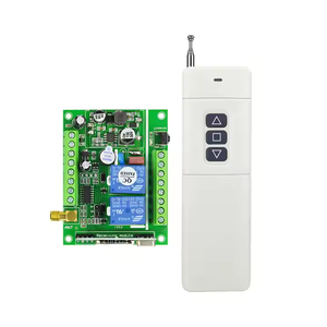Universal <span class=keywords><strong>ASK</strong></span> Empfänger 12V 24V 36V 48V DC 10A RF Fernbedienung 2CH Drahtloser Fernbedienung schalter für Garage