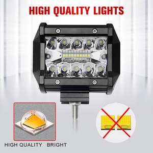 E-mark IP68 30W 8D Barra Led Combo <span class=keywords><strong>s</strong></span>ürüş Led 24V 12V 4 inç Led çalışma işık araba kamyon Off Road 4x4 Led ışık çubuğu