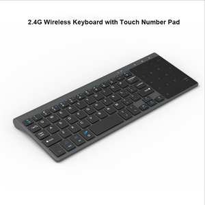 Slim2.4Ghz Wireless <strong>Touchpad</strong> <strong>Keyboard</strong> <strong>Mini</strong> <strong>Keyboard</strong> with <strong>Touchpad</strong>