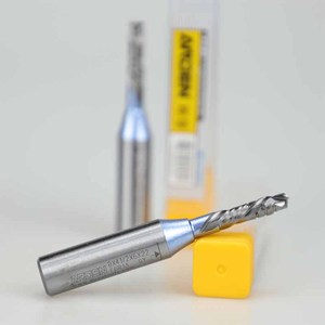 Arden için uygun ahşap tahta karbür çift kaplama Spiral bıçak dilimleme kesici TCT boyutlandırma freze kesicisi - Product Image 2