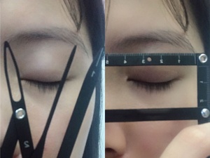 Vàng tỷ lệ la bàn Cai Trị microblading lông mày pmu Stencil thiết kế hình Xăm Định hình công cụ Lập Bản Đồ vị trí Cai Trị cho Thẩm mỹ viện - Product Image 2