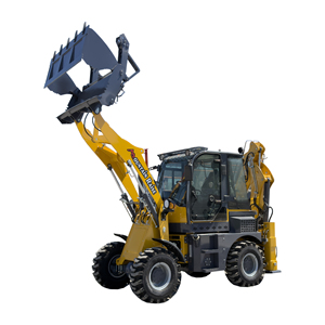 Nhà Máy Giá 5.2 tấn 4x4 bánh xe trở lại hoe loader Máy xúc mini backhoe loader 4WD khớp nối - Product Image 5