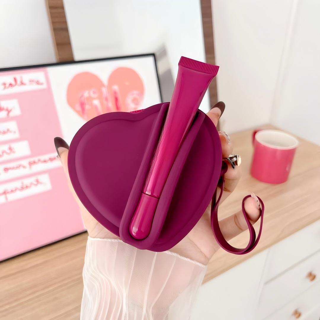 Raspberry color + lipstick