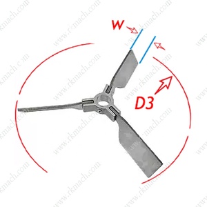<strong>1</strong>/2 HP Air Motor Driven IBC Tote <strong>Mixer</strong> with Adjustable Bracket for Liquid Fertilizer - Product Image 3