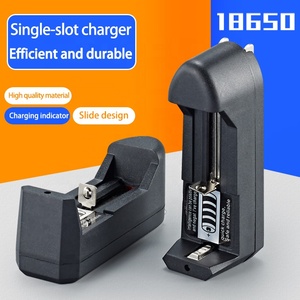 Free Sample 18650 Lithium Ion Battery <strong>Charger</strong> AC DC 1A 3.7V <strong>One</strong> Slot with US Plug 5W Output Power for Electric Tools - Product Image 2