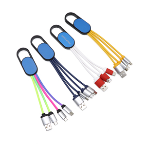Cable cambiador personalizado 3 en 1, Cable de carga USB de entrada Dual tipo C a tipo C