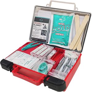 288 Pieces Hard Case First Aid <strong>Kit</strong> Box <strong>OSHA</strong> First Aid Emergency <strong>Kit</strong> for Travel Vehicle Outdoor Camping Aid <strong>Kit</strong>