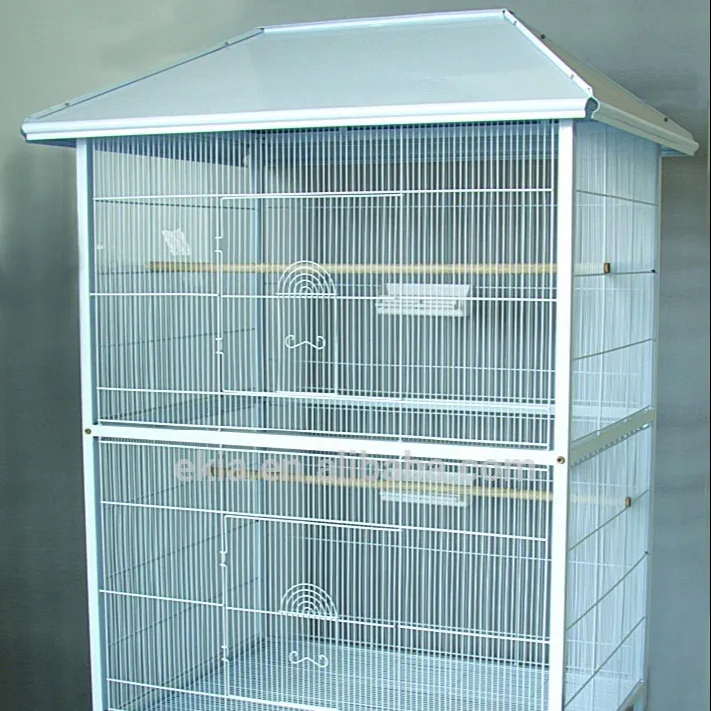 Cage pour animaux de compagnie perroquet Grande Cage à Oiseaux En Métal